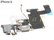 flex-con-conector-de-carga-lightning-conector-de-audio-y-micr-fono-para-iphone-6-gris-espacial-calidad-premium