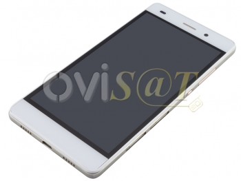 Pantalla completa IPS LCD blanca con marco dorado para Huawei P8 Lite, ale-l01 / ale-l02 / ale-l21 / ale-l23 / ale-ul00 / ale-l04
