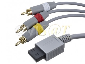 Cable genérico con conector AV para Nintendo WII