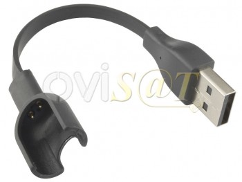 Cable de carga negro USB CA0600B para Xiaomi Mi Band 2.